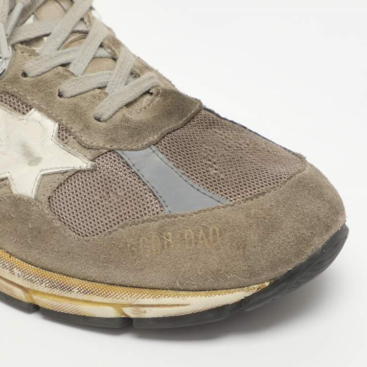 مملوكة مسبقًا Golden Goose Dad-Star Size 42 Multicolor Mesh and Suede Low Top Sneakers