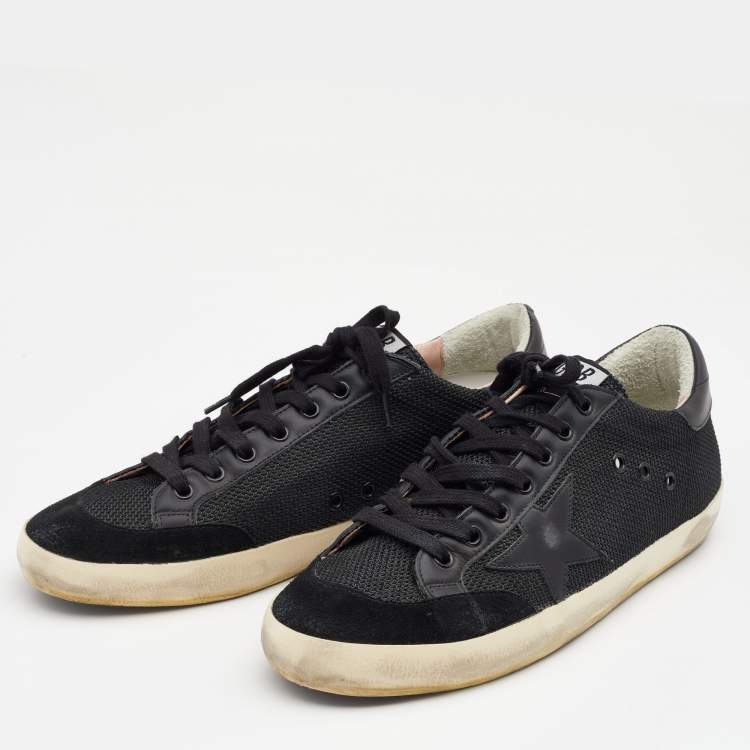 Golden Goose Mesh And Leather Super Star Penstar Sneakers Size 44 Golden Goose |