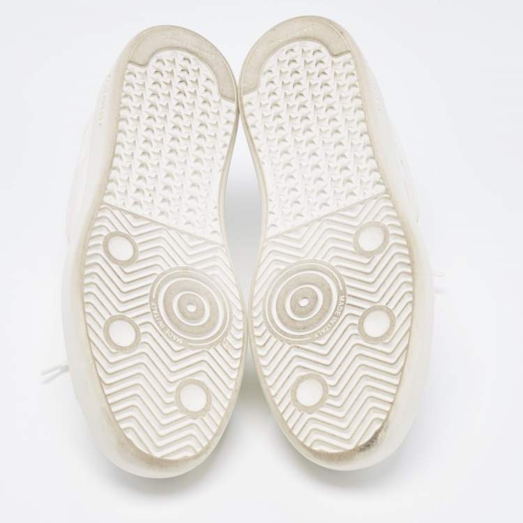 مملوكة مسبقًا Golden Goose White Leather Super Star Low Top Sneakers Size 41
