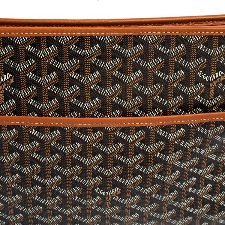 Pre Owned Goyard Black Goyardine Coated Canvas Jouvence GM Toiletry Pouch