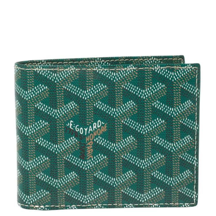 Goyard Green Goyardine Coated Canvas Bifold Wallet Goyard | The Luxury ...