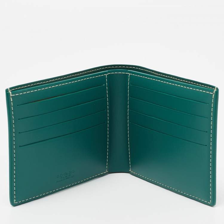 Goyard Insert Victoire Card Wallet, Green