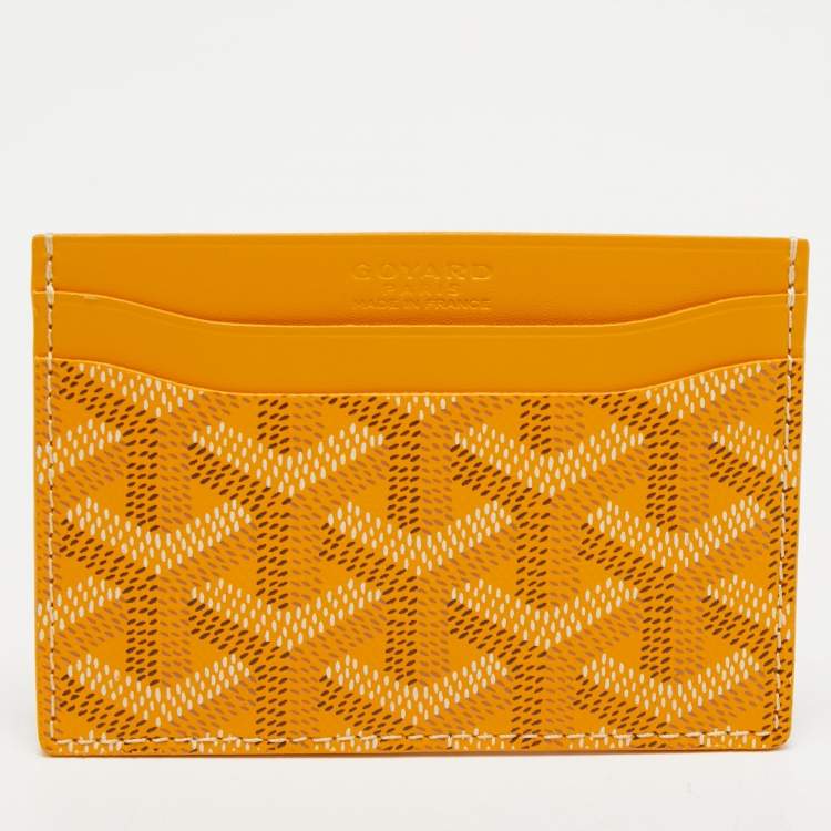 Goyard Saint Sulpice Yellow in Canvas/Calfskin - US