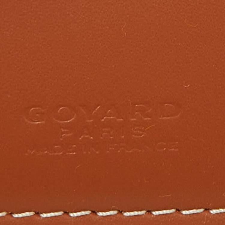 Pre Owned Goyard Black Goyardine Coated Canvas Saint Pierre Card Holder