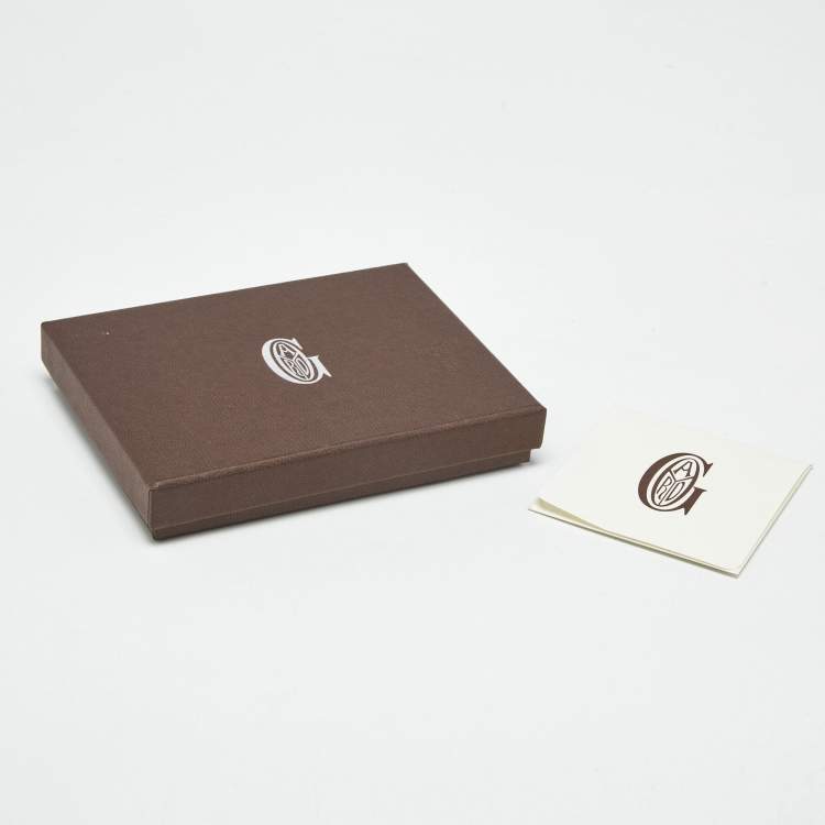 Pre Owned Goyard Black Goyardine Coated Canvas Grenelle Passport Cover