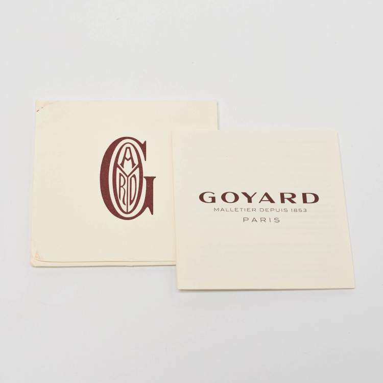 Pre Owned Goyard Orange Goyardine Coated Canvas and Leather Steamer Bag