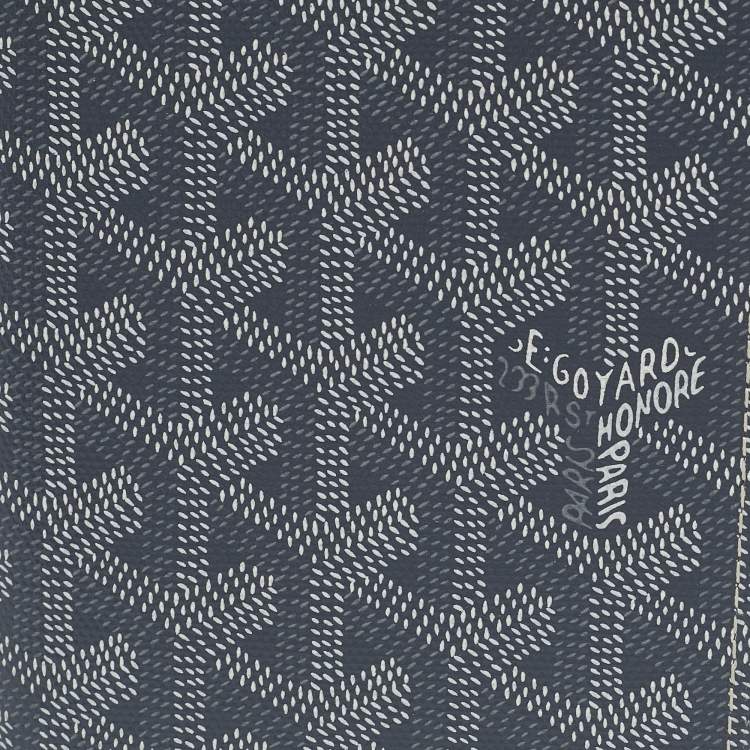 Pre Owned Goyard Grey Goyardine Coated Canvas Pocket Organizer