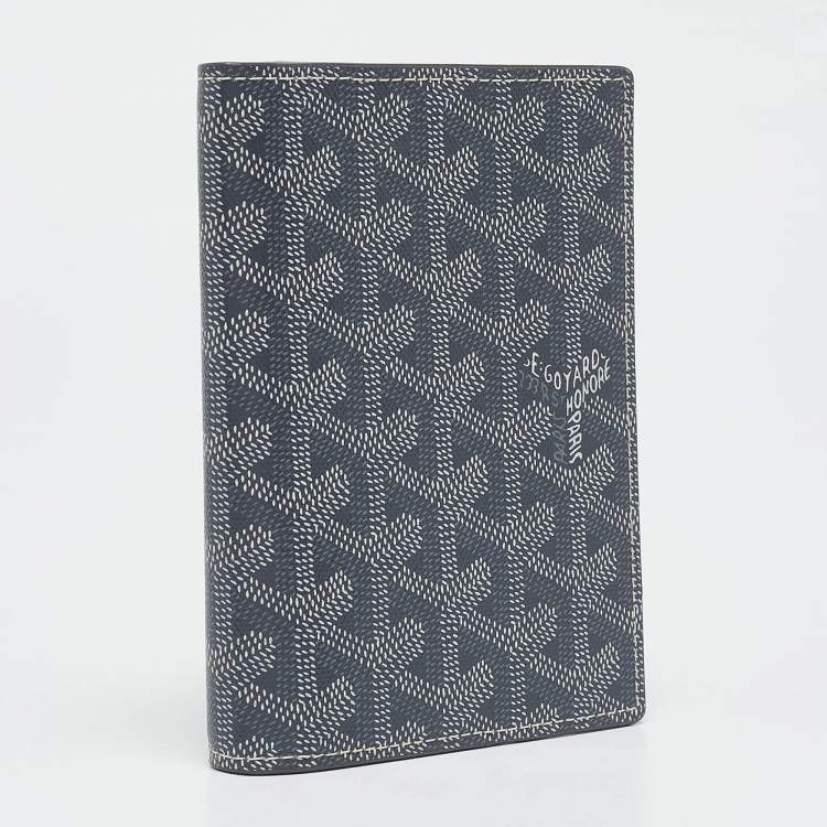 Pre Owned Goyard Grey Goyardine Coated Canvas Pocket Organizer