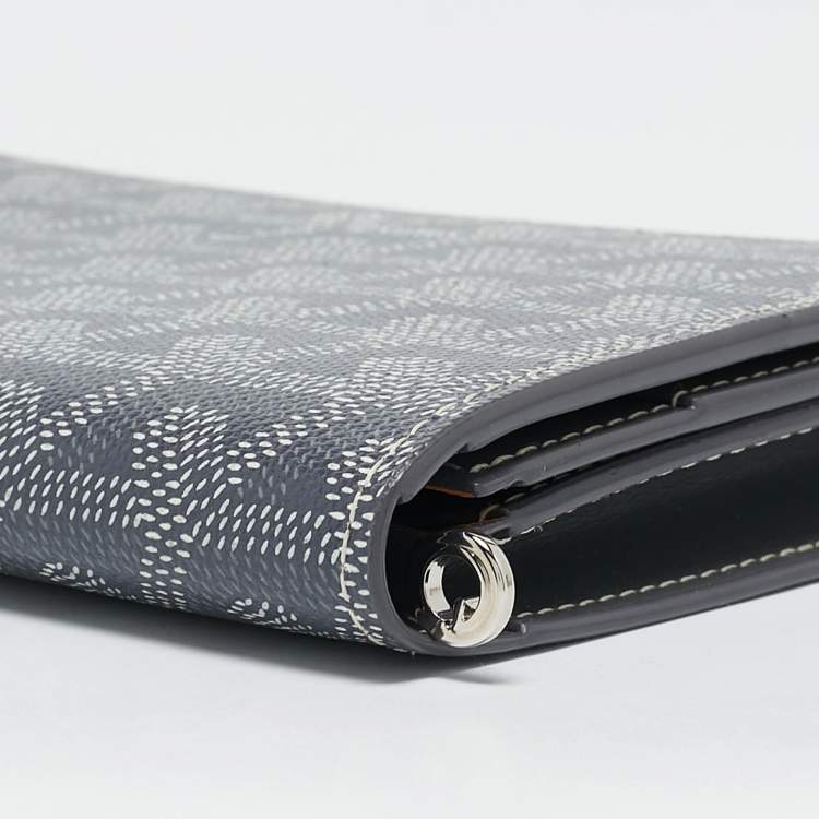 Pre Owned Goyard Grey Goyardine Coated Canvas Pocket Organizer