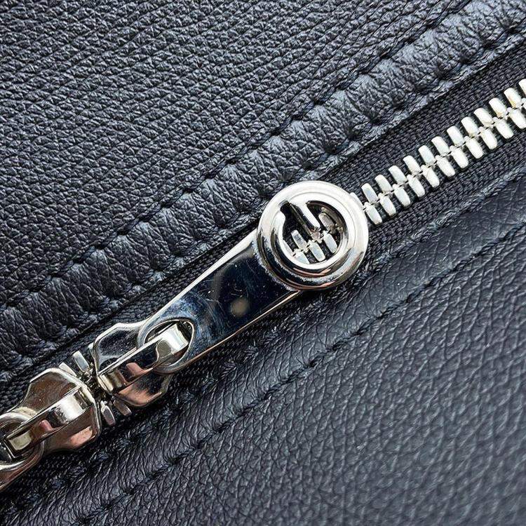 Pre Owned Goyard Black Goyardine Canvas and Leather Tote Bag