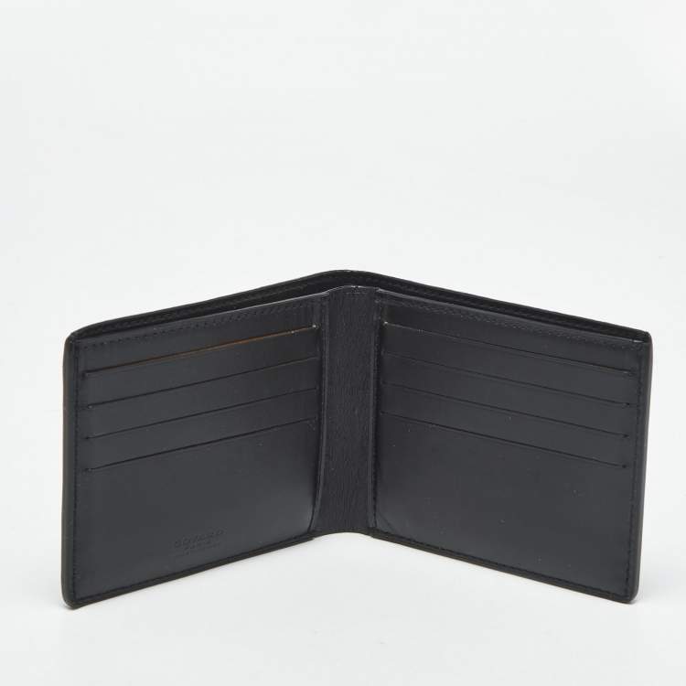 Pre Owned Goyard Black Goyardine Coated Canvas Victoire Bifold Wallet