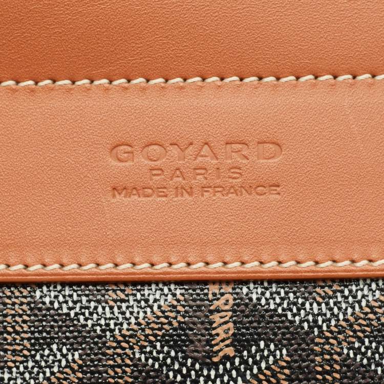 Pre Owned Goyard Brown Goyardine Coated Canvas and Leather Citadin Messenger Bag