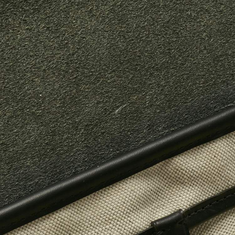 Pre Owned Goyard Black Goyardine Coated Canvas and Leather Alpin MM Backpack