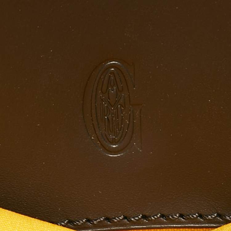 Pre Owned Goyard Black Goyardine Coated Canvas and Leather Alpin MM Backpack
