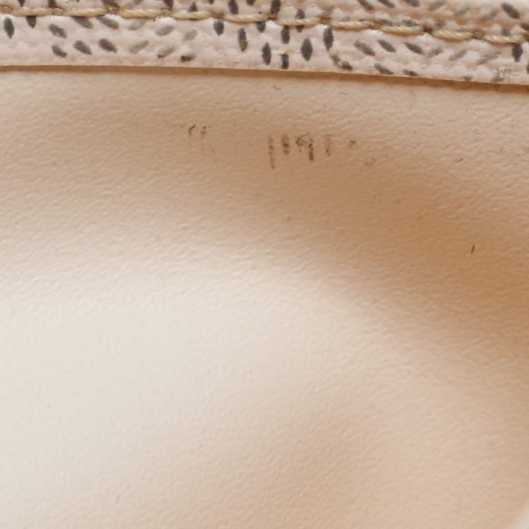 Pre Owned Goyard Saint Florentin White Goyardine Coated Canvas Wallet