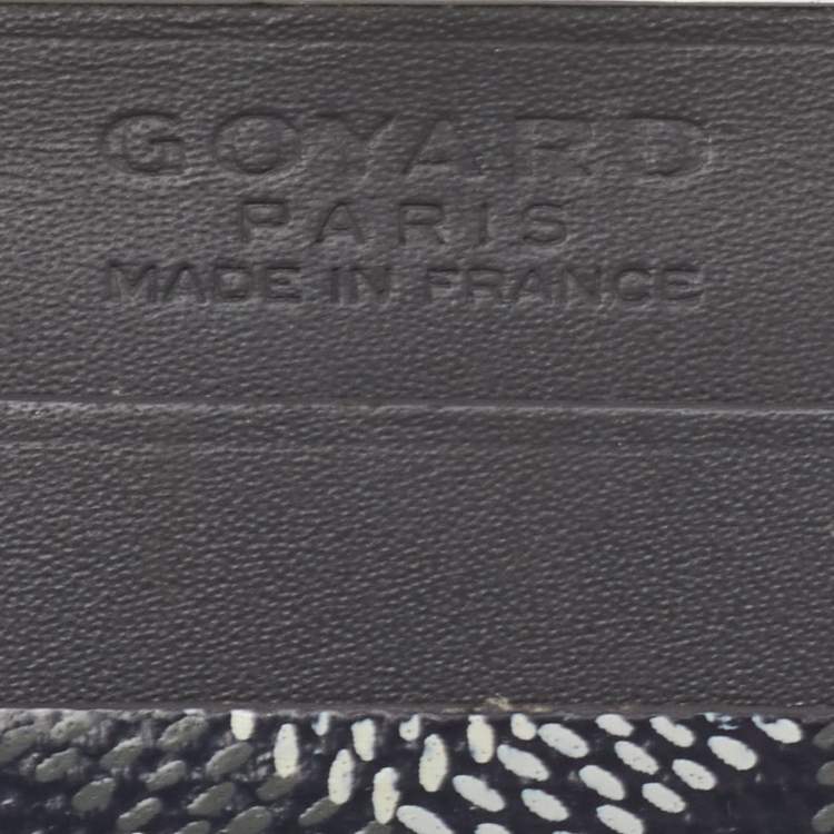 مملوكة مسبقًا Goyard Saint Sulpice Grey Goyardine Coated Canvas Card Holder