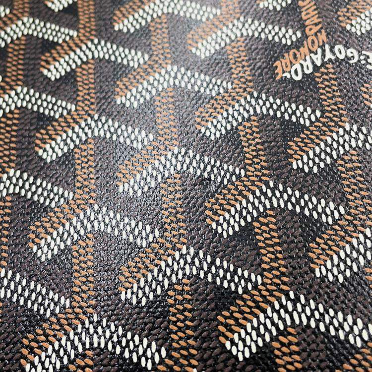 Pre Owned Goyard Joux Watch Trunk For 6 Watches Black Pvc Leather