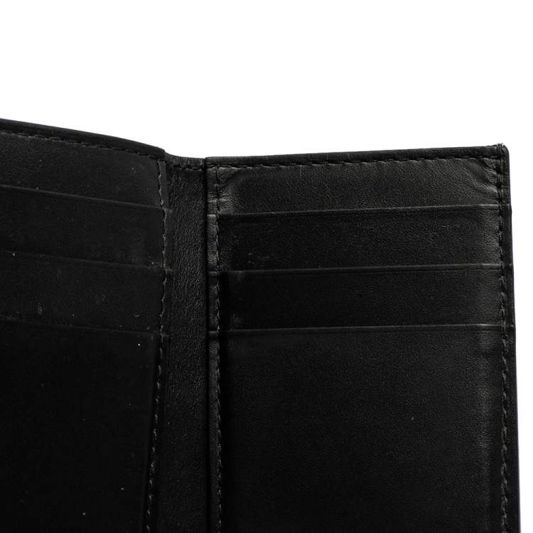 Pre Owned Goyard Black Goyardine Coated Canvas Saint Pierre Bifold Card Holder