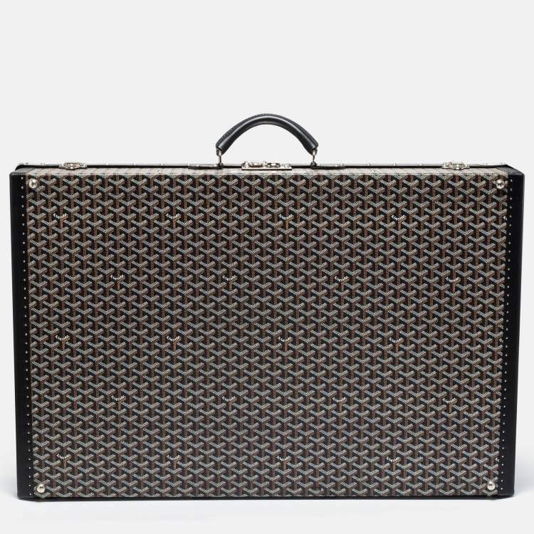 Goyard Trunk Briefcase Goyardine Black - US