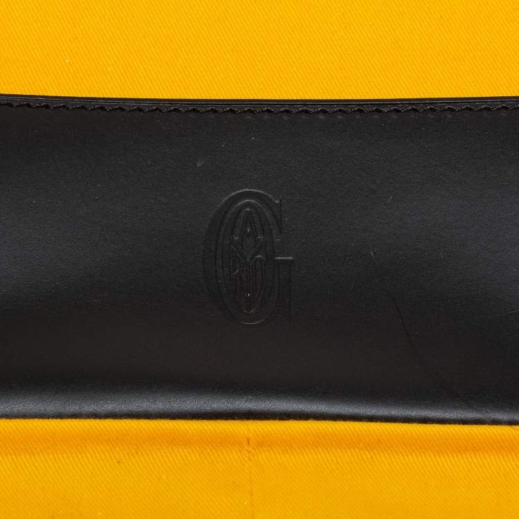 Pre Owned Goyard Black Coated Canvas And Leather Caravelle 60 Suitcase