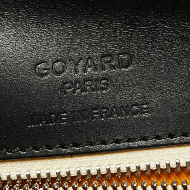 Pre Owned Goyard Black Goyardine Canvas and Leather Ambassade Briefcase