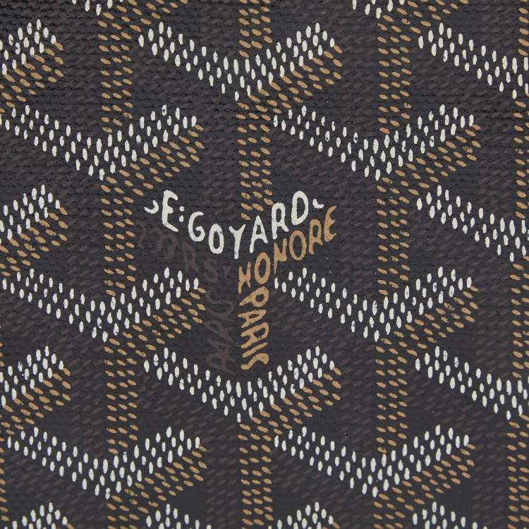Pre Owned Goyard Brown Goyardine Coated Canvas Victoire Bifold Wallet