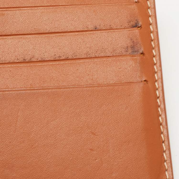 Pre Owned Goyard Brown Goyardine Coated Canvas Victoire Bifold Wallet