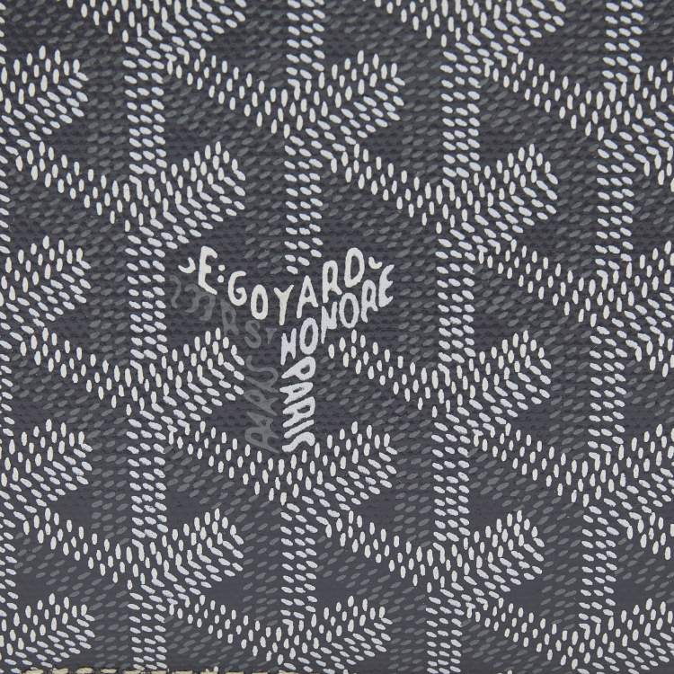 Pre Owned Goyard Grey Goyardine Coated Canvas Victoire Bifold Wallet