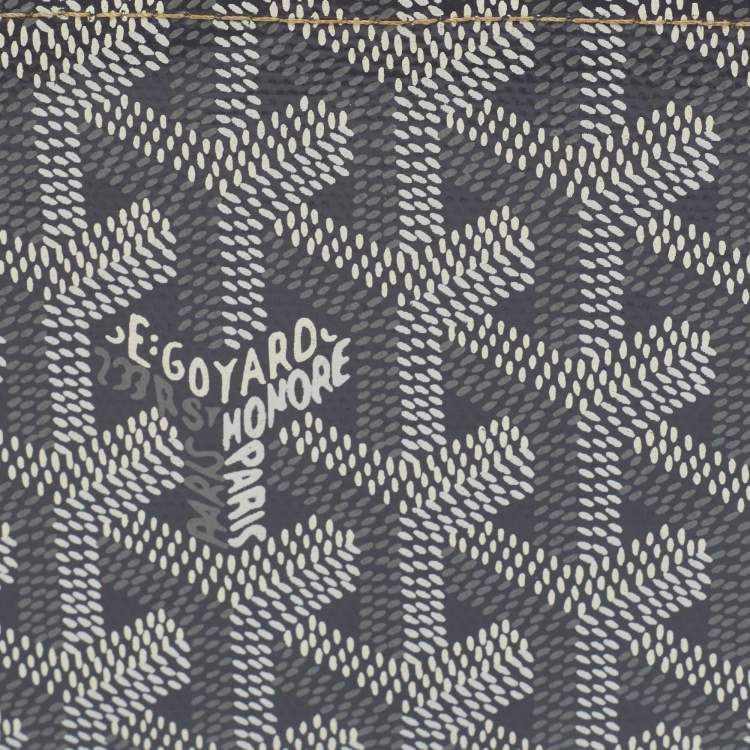 Pre Owned Goyard Grey Goyardine Coated Canvas Victoire Bifold Wallet