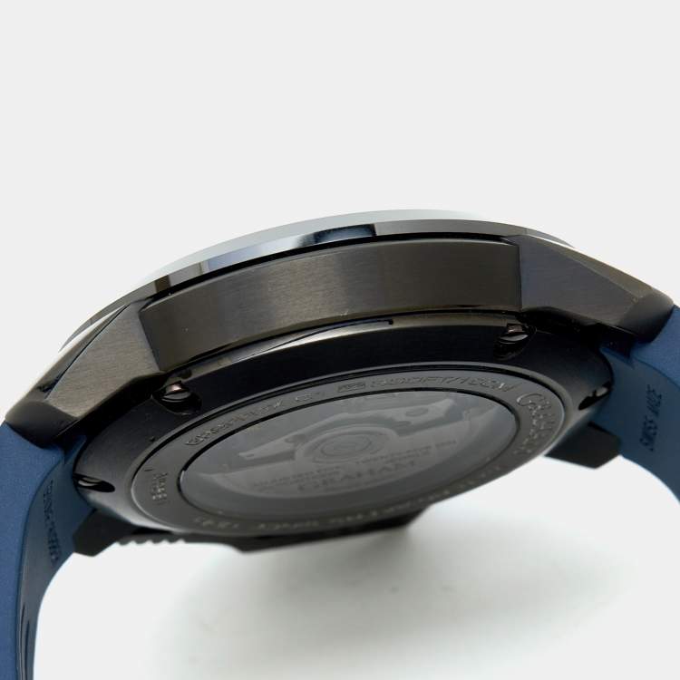 Pre Owned Graham Blue Camouflage PVD Coated Stainless Steel Chronofighter Oversize Black Arrow 2CCAU.U02A.K96N Men's Wristwatch 47 mm