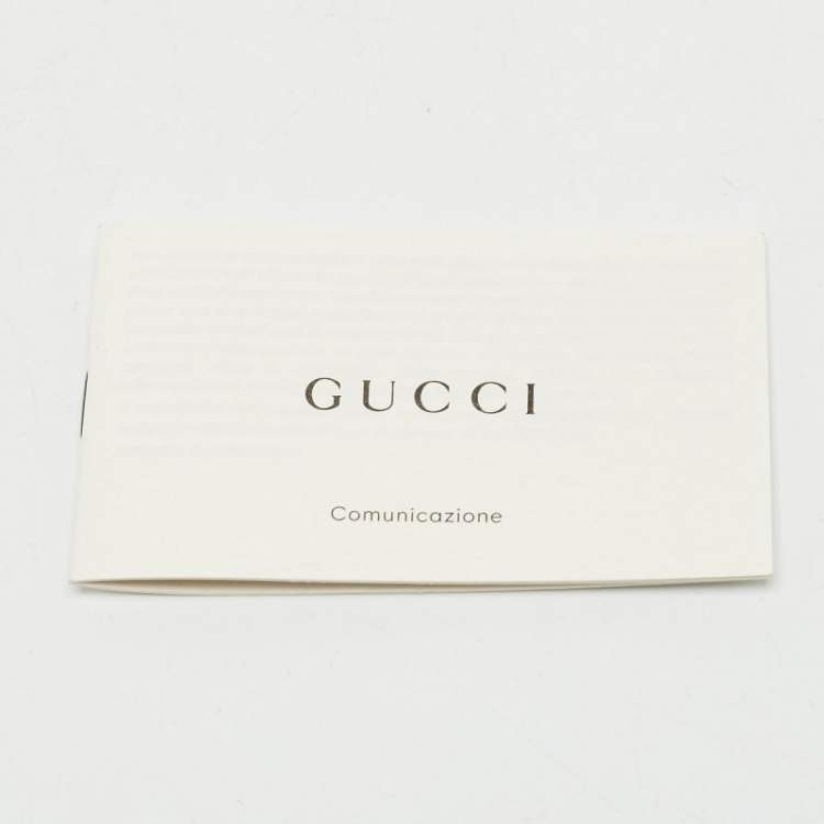 Pre Owned Gucci Brown Dubly Horsebit Pattern Scarf