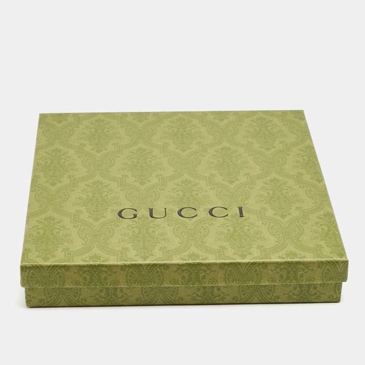 Pre Owned Gucci Black/Grey Wool Logo Patch Bucket Hat XL