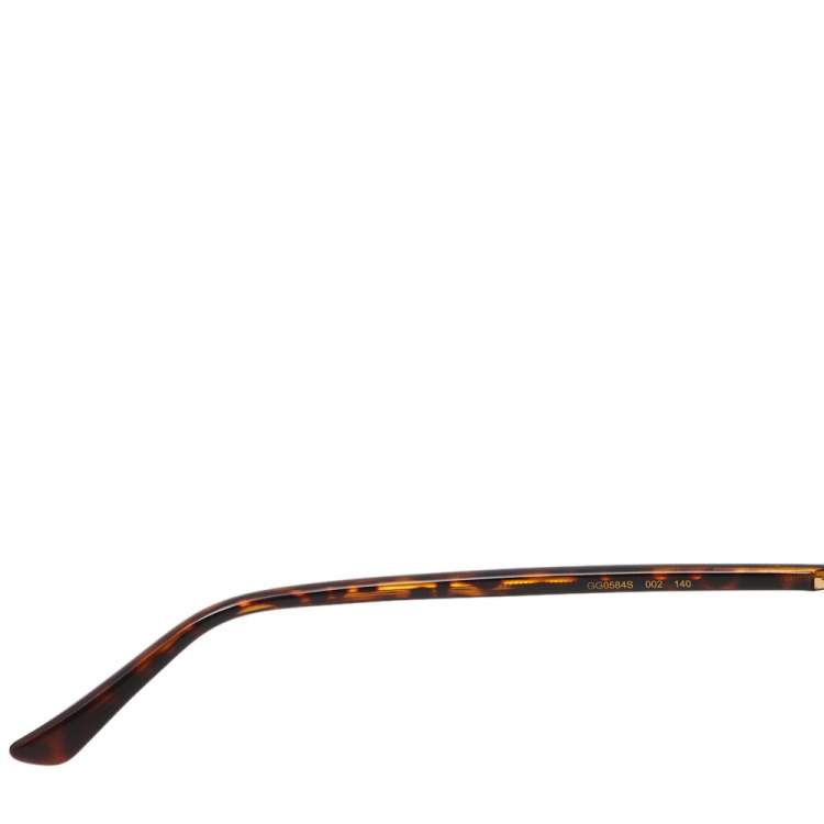 مملوكة مسبقًا Gucci Green Acetate GG0584S Aviator Sunglasses