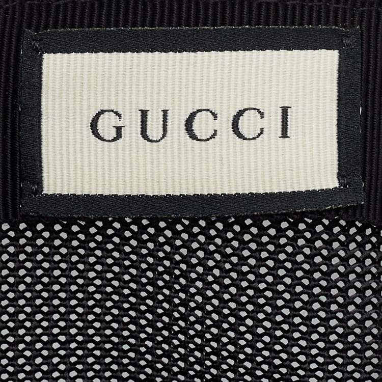 Pre Owned Gucci Black GG Nylon & Mesh Baseball Cap XL