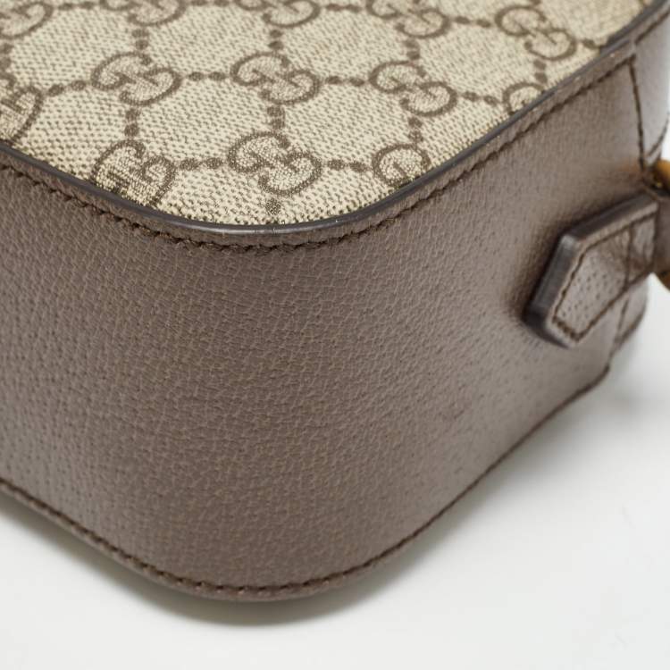 Pre Owned Gucci Beige/Ebony GG Supreme Canvas Neo Vintage Messenger Bag