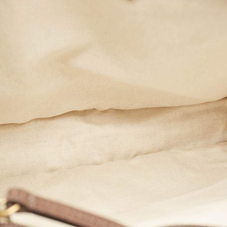 Pre Owned Gucci Beige GG Supreme Canvas L'Aveugle Par Amour Tote