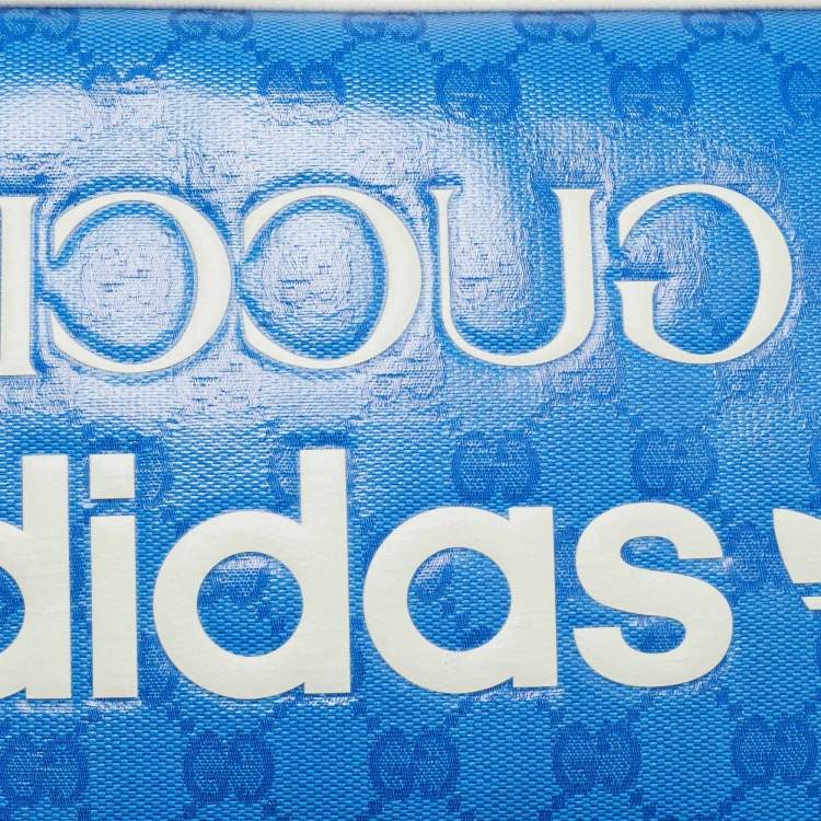Pre Owned  Gucci x Adidas Tricolor GG Supreme Canvas Camera Crossbody Bag