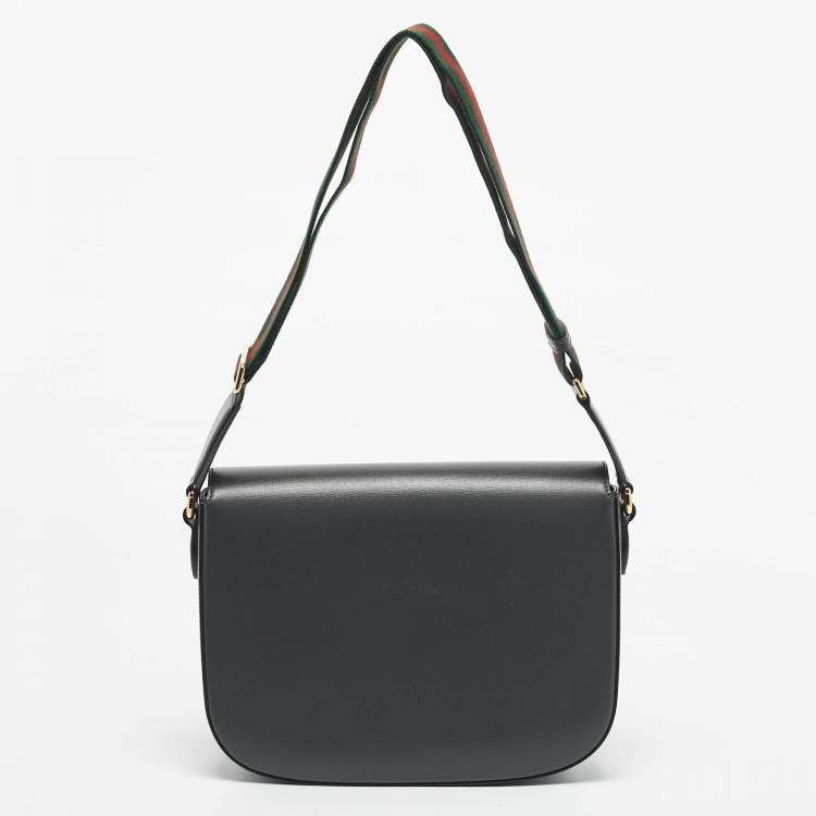 Pre Owned Gucci Grey Leather Horsebit 1955 Shoulder Bag