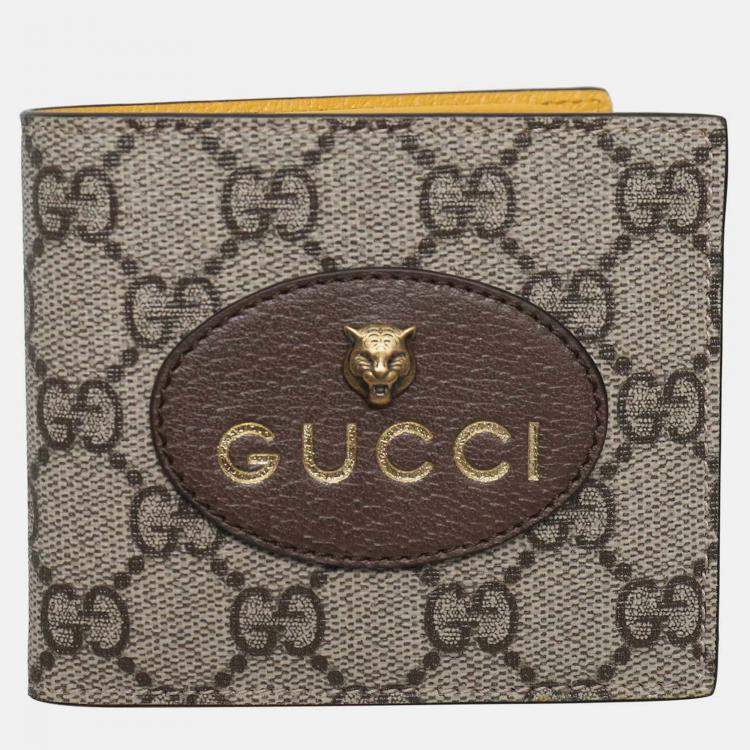 Pre Owned Gucci Neo Vintage GG Supreme Wallet