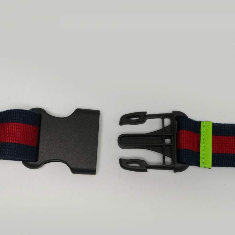 Pre Owned Gucci Neon Green/Beige GG Supreme Canvas and Leather Ophidia Belt Bag