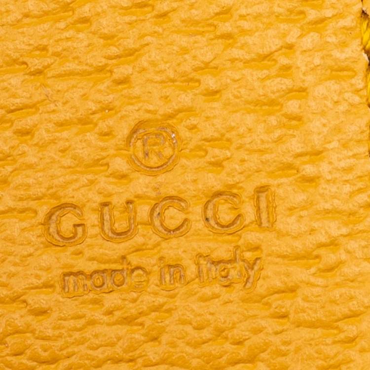 Pre Owned Gucci Neo Vintage Beige/Brown GG Supreme And Leather Wallet