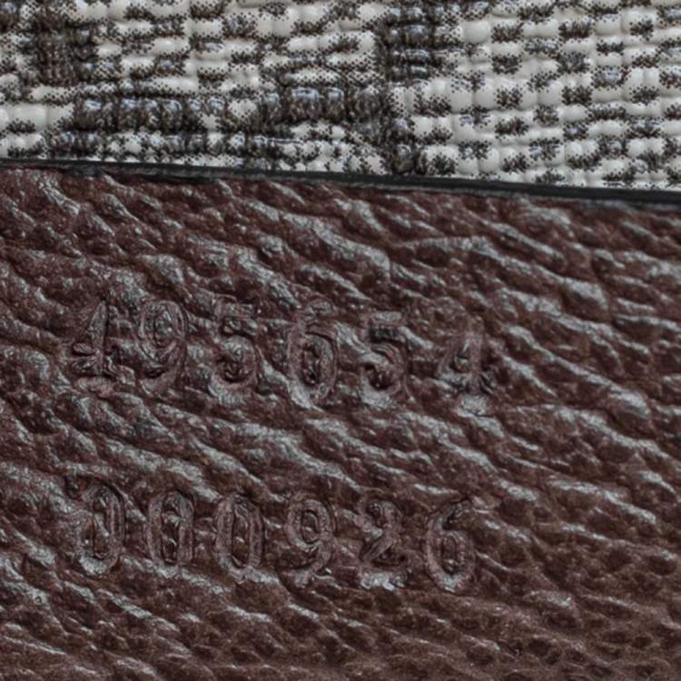 Pre Owned Gucci Beige/Brown GG Supreme Canvas And Leather Neo Vintage Messenger Bag