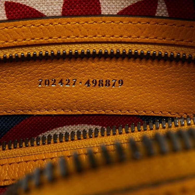 Pre Owned Gucci x Adidas Mustard Leather Small Crossbody Bag