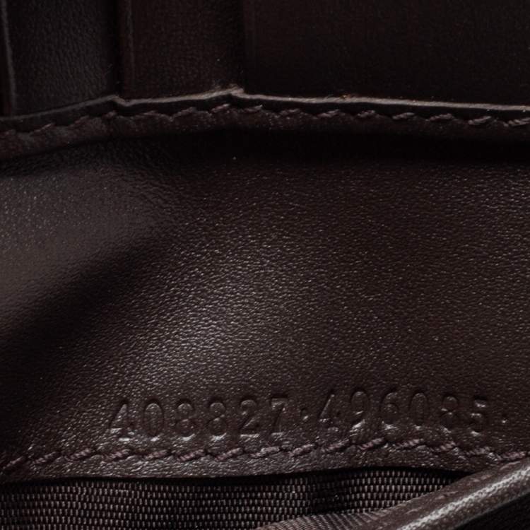 Pre Owned Gucci Beige GG Supreme Canvas Web Bifold Wallet 