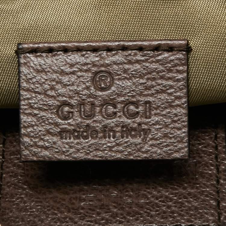 Pre Owned Gucci x The North Face Multicolor Print Nylon Belt Bag