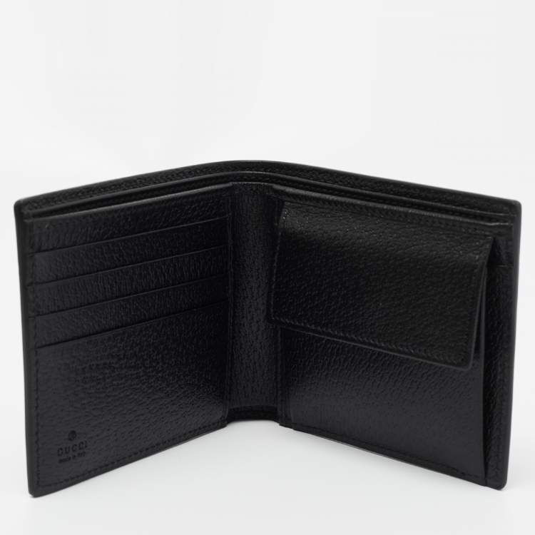 Gucci GG Marmont Leather Bi-Fold Wallet - Black - Wallets