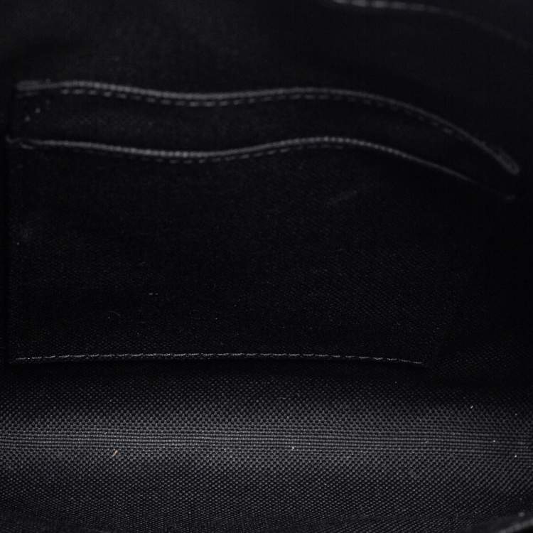 Pre Owned Gucci Black/Grey GG Supreme Messenger Bag