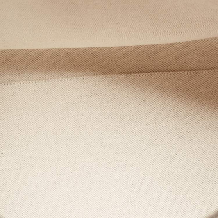 مملوكة مسبقًا Gucci Beige/Off White GG Supreme Canvas Medium Web Savoy Duffle Bag