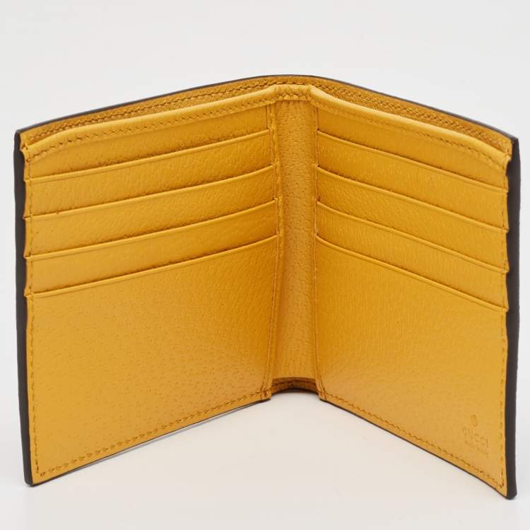 Pre Owned Gucci Beige GG Supreme Canvas Neo Vintage Bifold Wallet