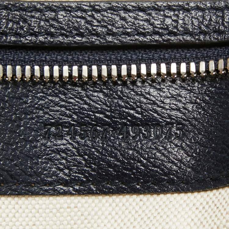 مملوكة مسبقًا Gucci Blue/Beige GG Supreme Canvas Maxi Savoy Duffle Bag